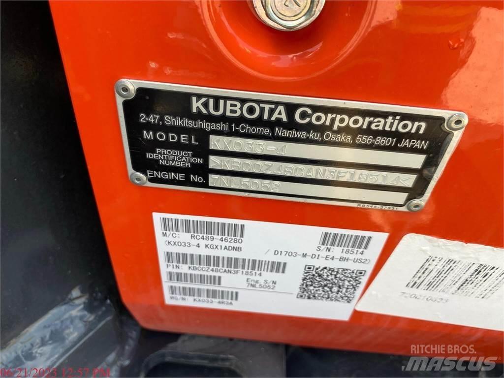 Kubota KX033-4 Mini excavatoare < 7t
