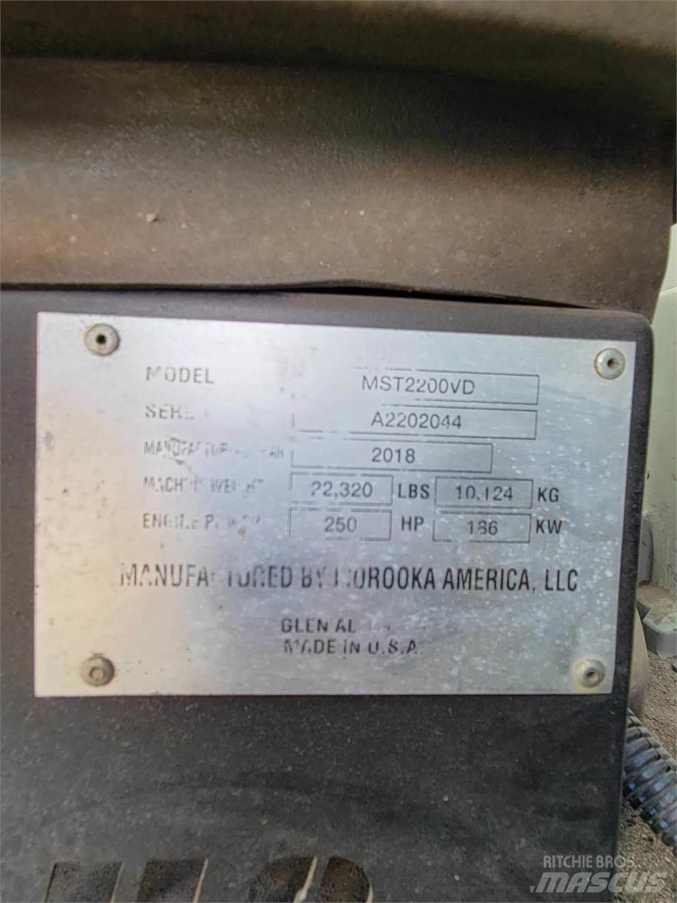 Morooka MST2200VD Autobasculante cu senile