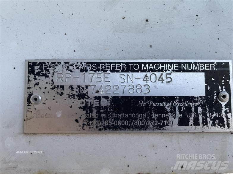 Roadtec RP175 Pavatoare asfalt