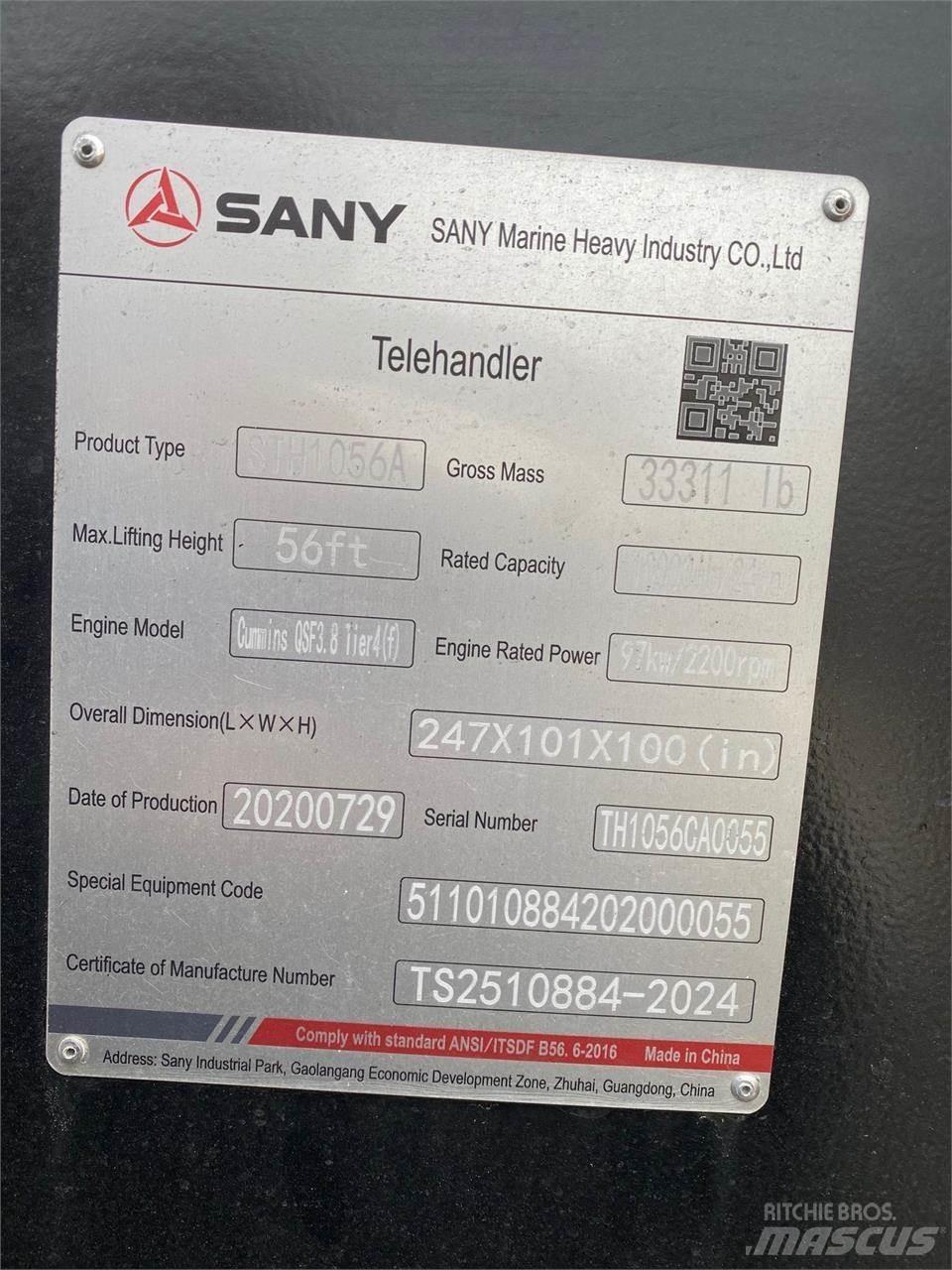 Sany STH1056A Stivuitoare telescopice