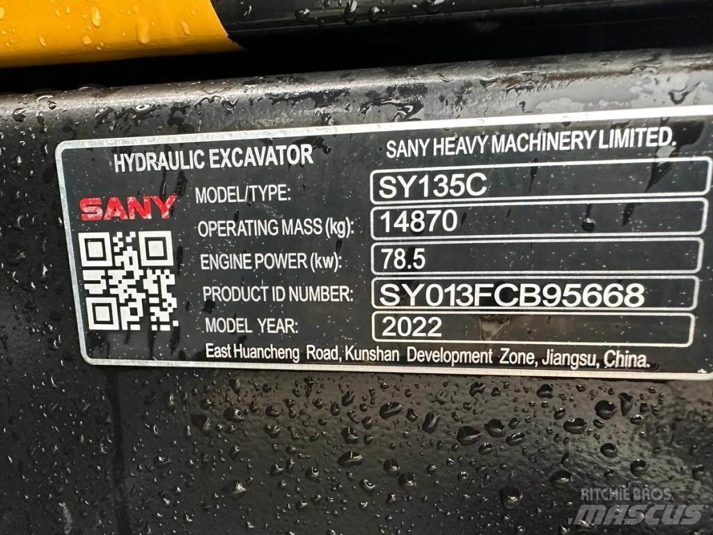 Sany SY135C Excavatoare pe șenile
