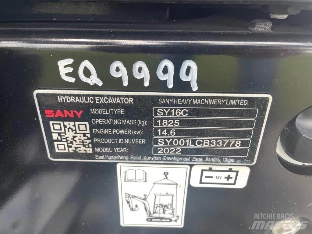 Sany SY16C Mini excavatoare < 7t