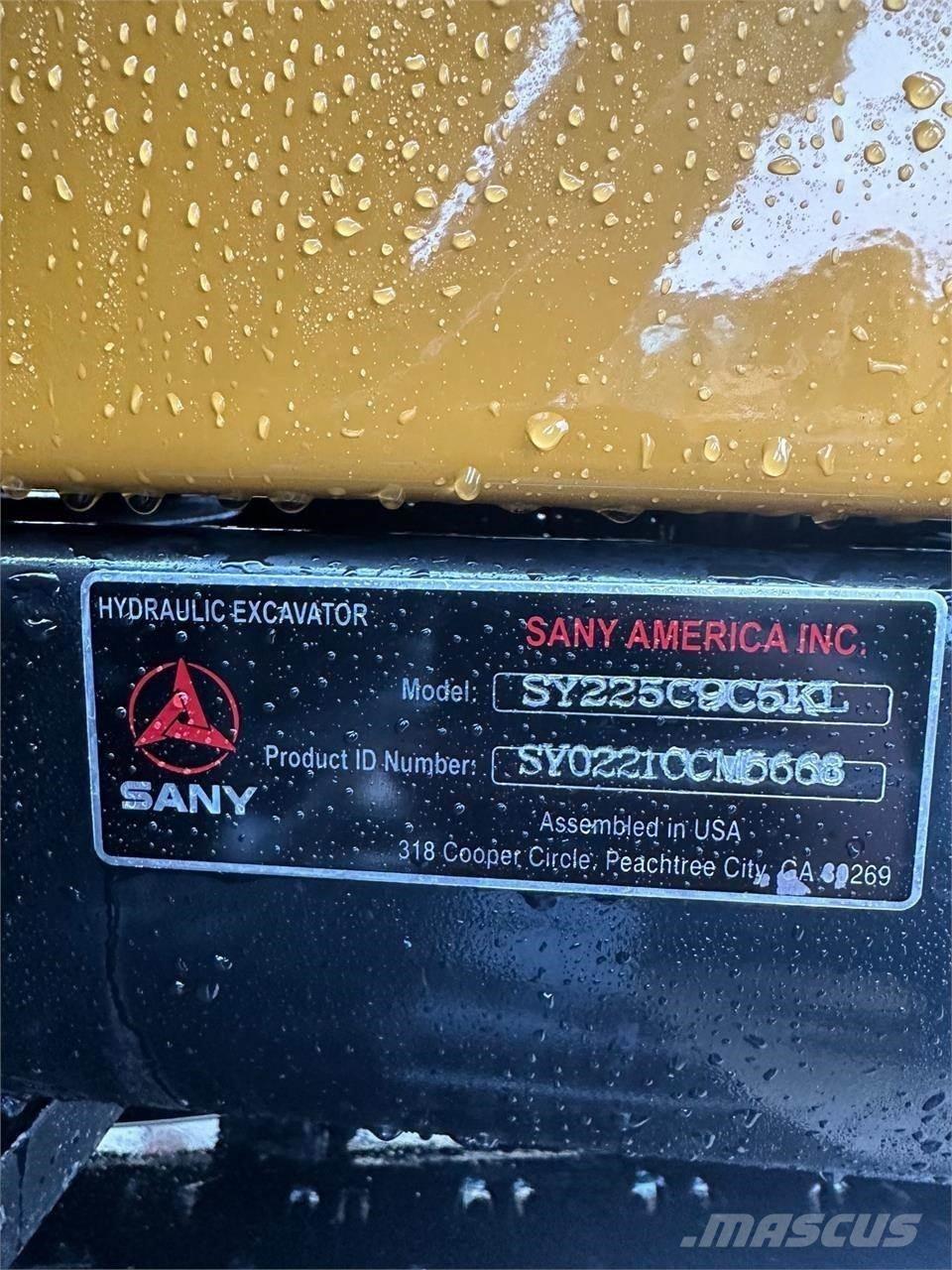 Sany SY225C Excavatoare pe șenile
