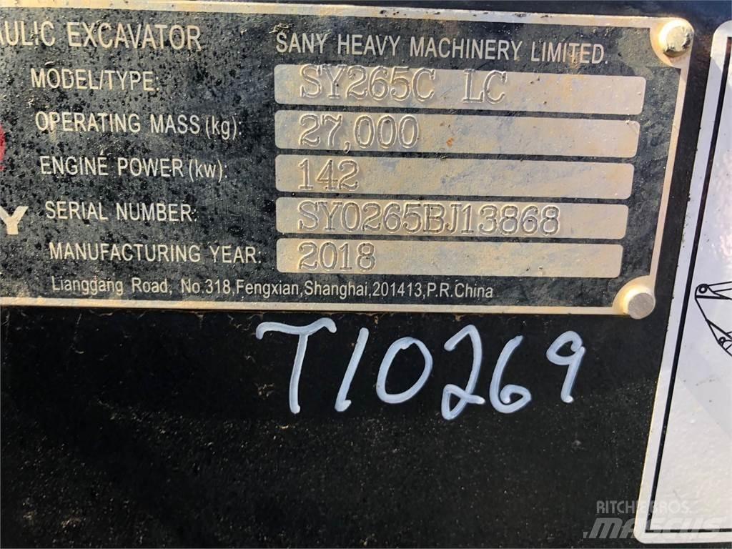 Sany SY265C Excavatoare pe șenile
