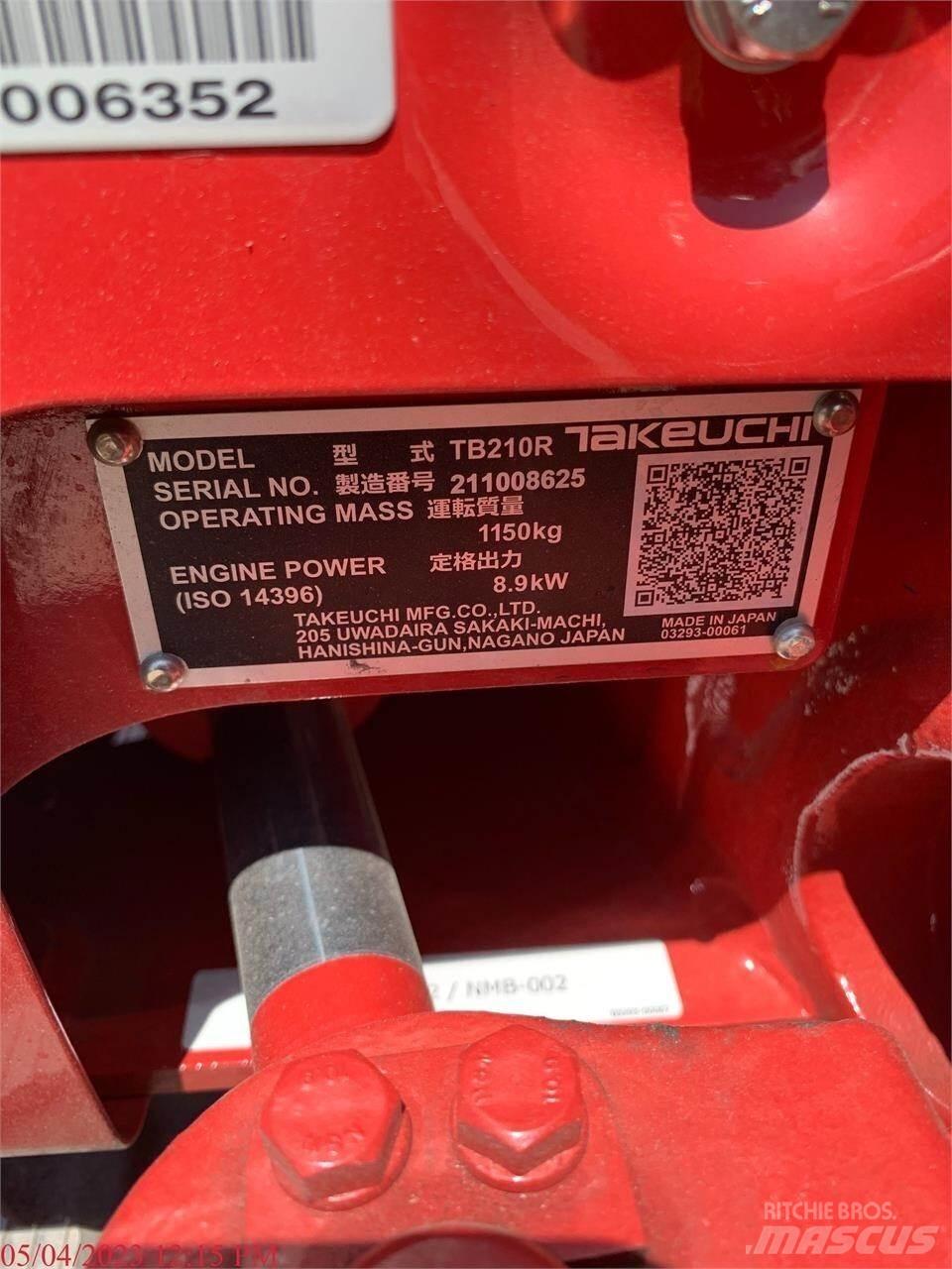 Takeuchi TB210R Mini excavatoare < 7t