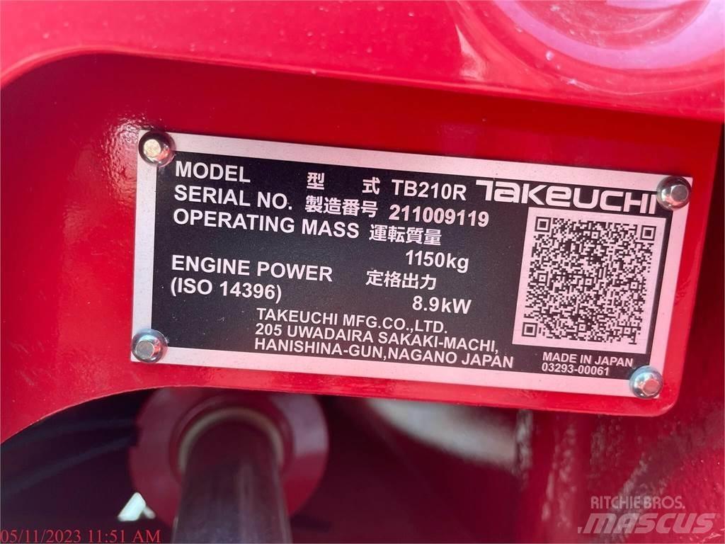 Takeuchi TB210R Mini excavatoare < 7t