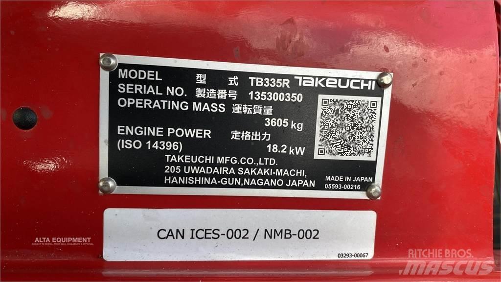 Takeuchi TB335R Mini excavatoare < 7t