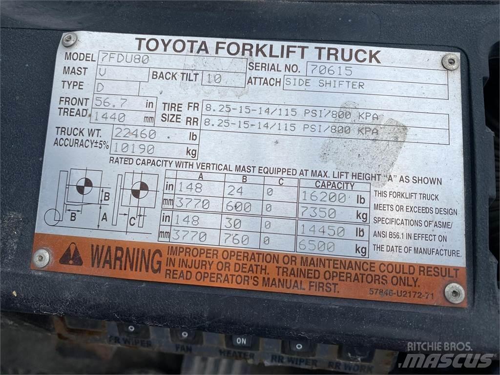 Toyota 7FDU80 Strivuitoare-altele