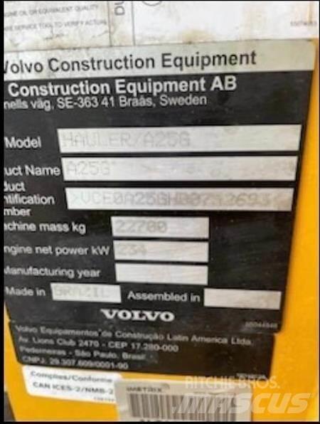 Volvo A25G Transportoare articulate