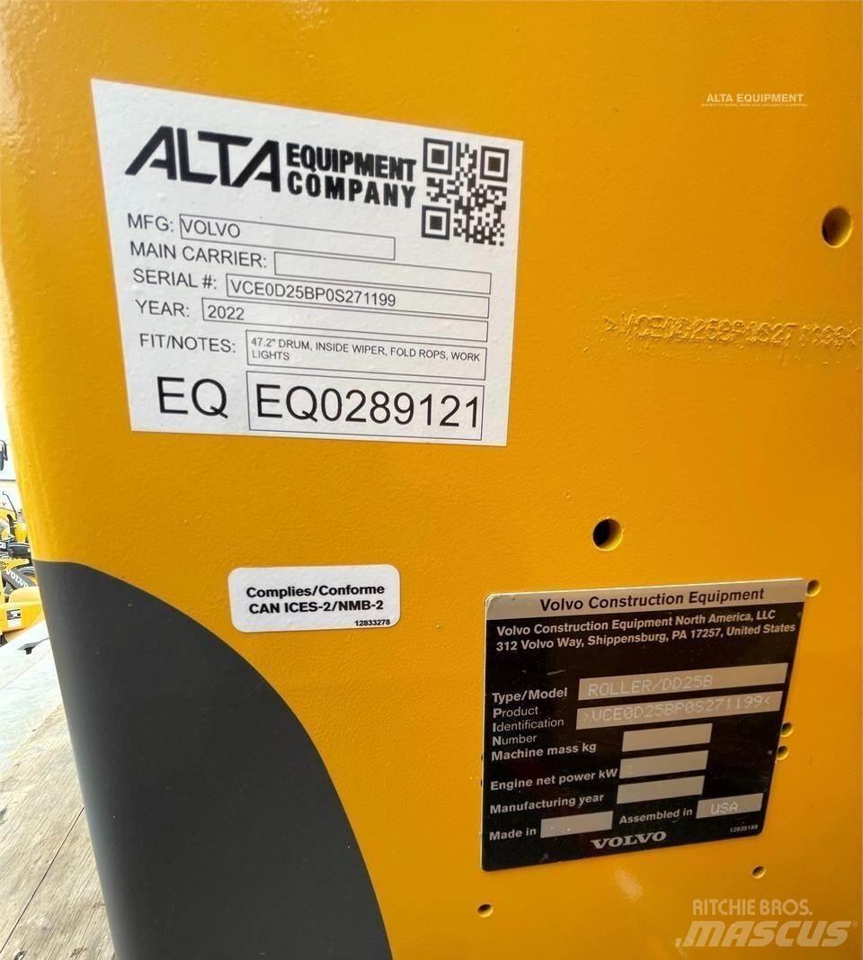Volvo DD25B Cilindri compactori dubli