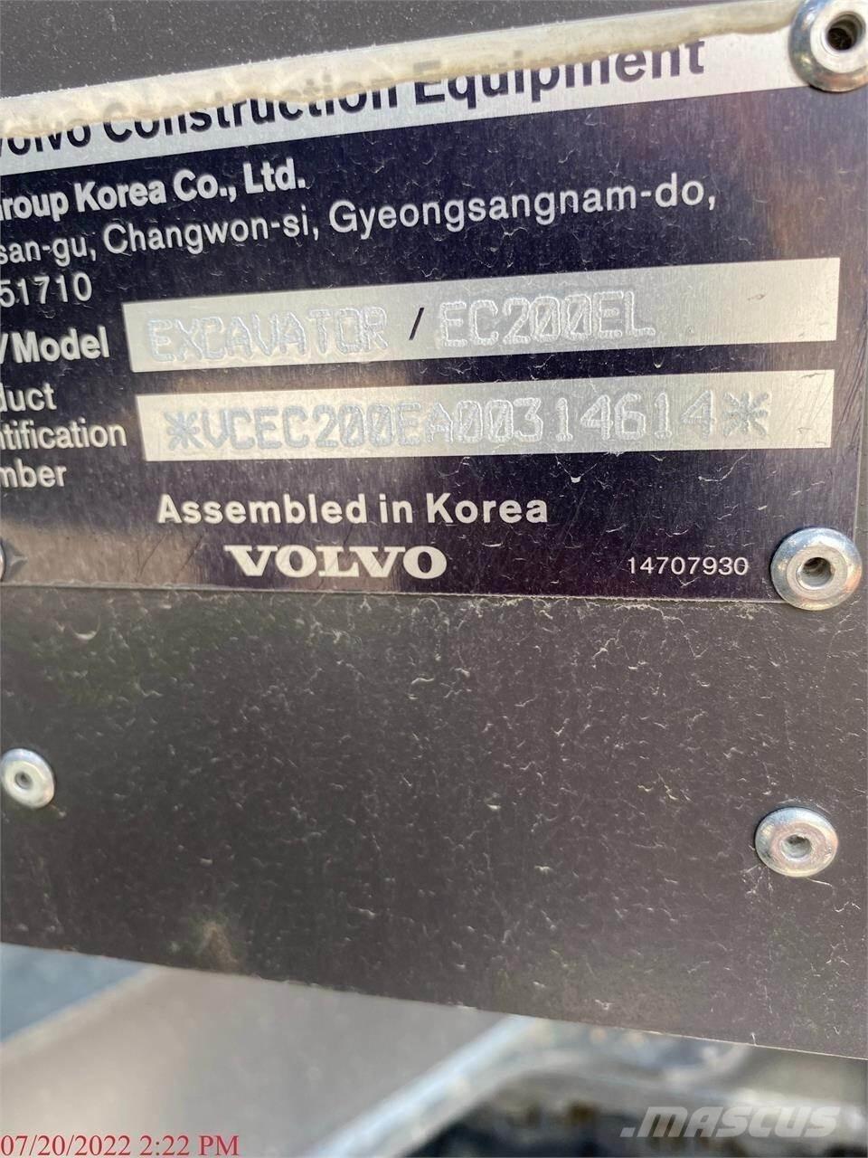 Volvo EC200EL Excavatoare pe șenile
