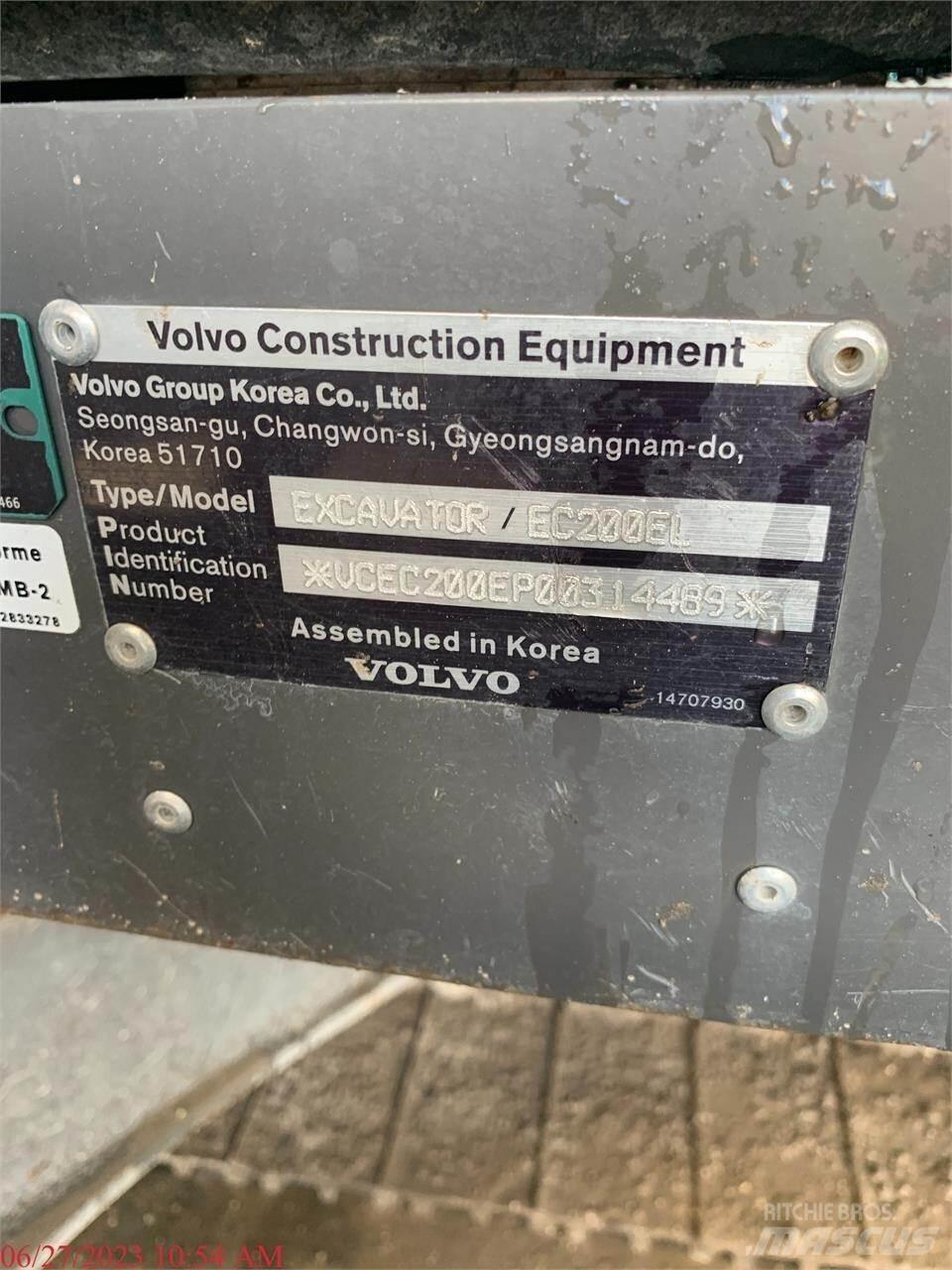 Volvo EC200EL Excavatoare pe șenile

