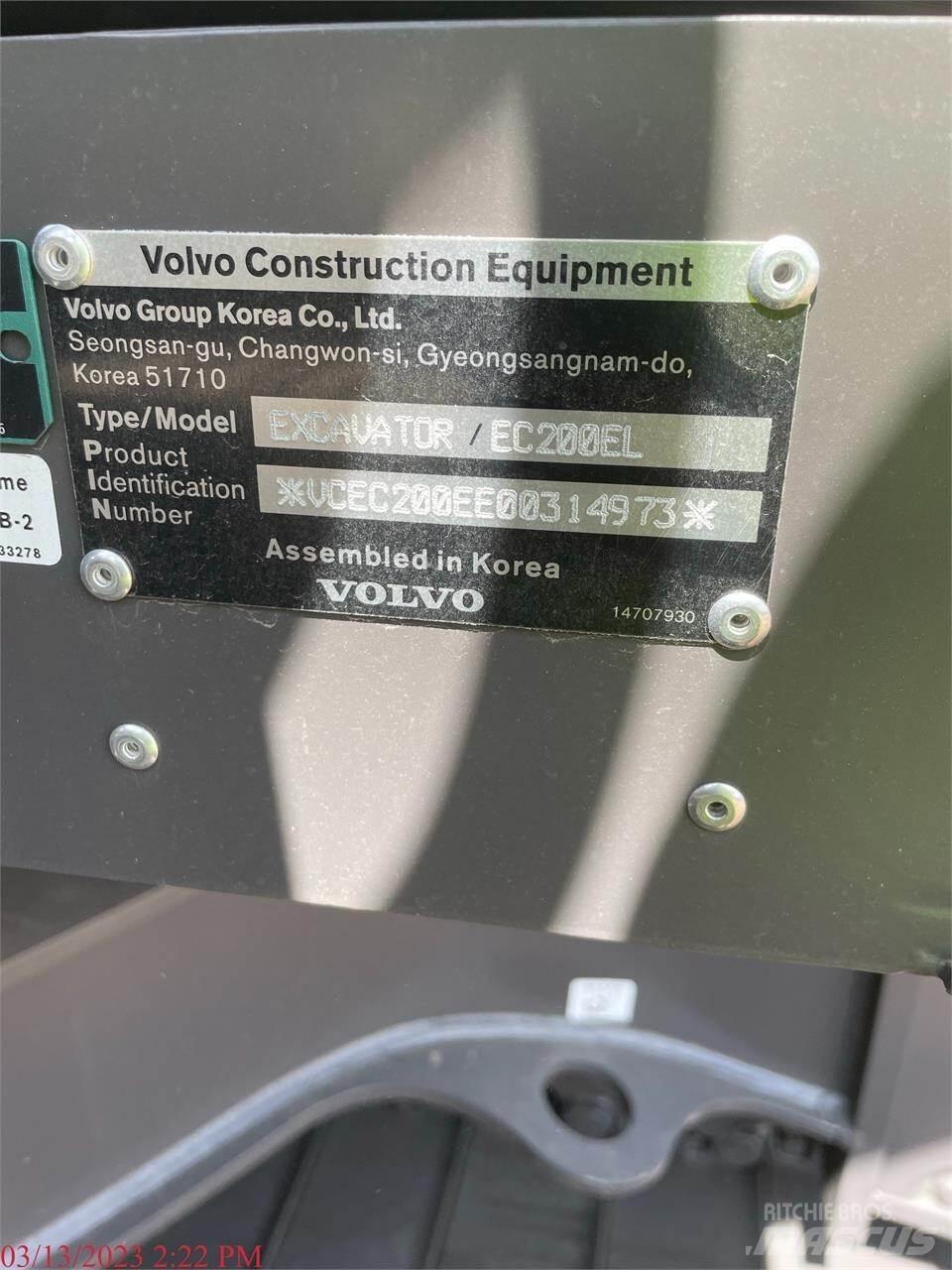 Volvo EC200EL Excavatoare pe șenile
