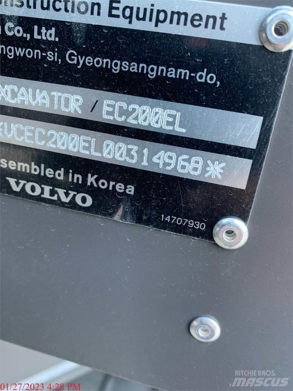 Volvo EC200EL Excavatoare pe șenile

