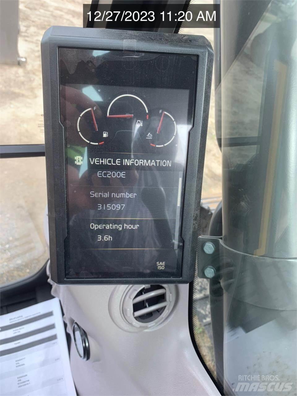 Volvo EC200EL Excavatoare pe șenile
