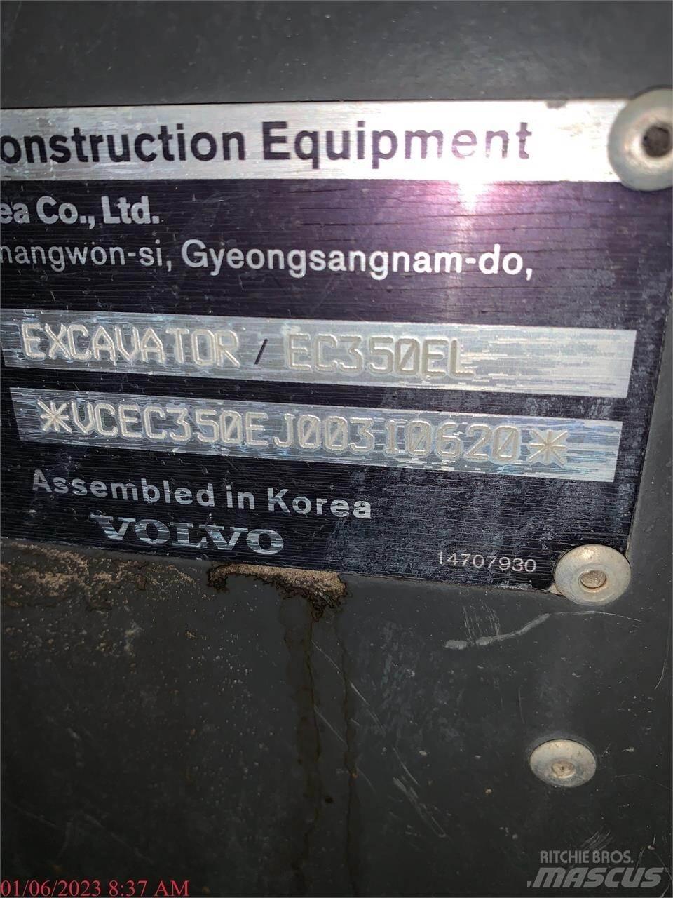 Volvo EC350EL Excavatoare pe șenile
