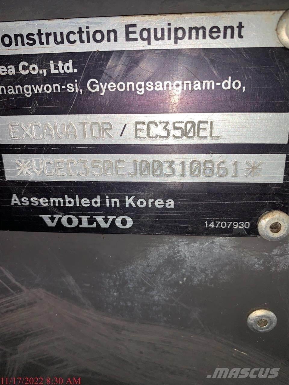 Volvo EC350EL Excavatoare pe șenile
