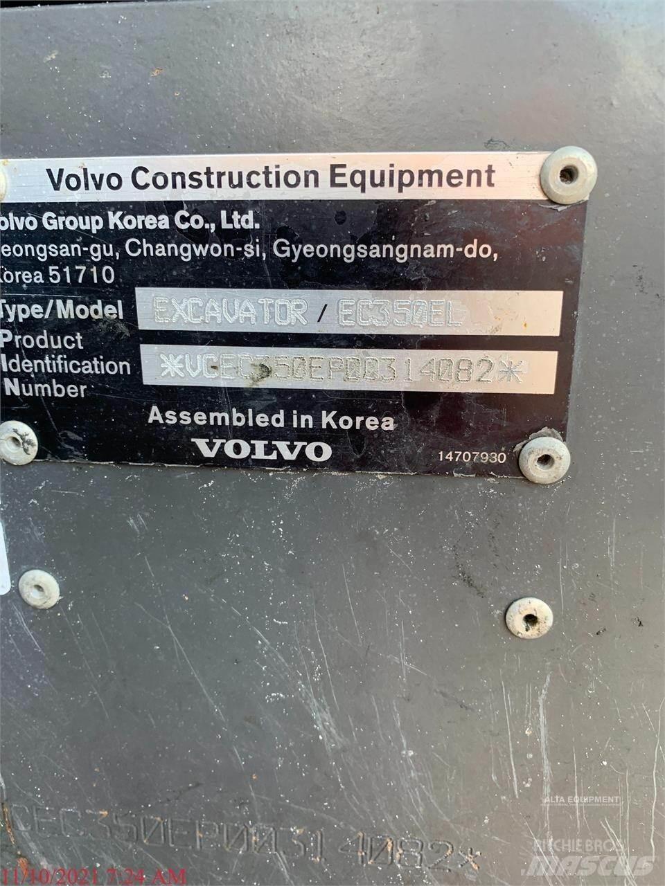 Volvo EC350EL Excavatoare pe șenile
