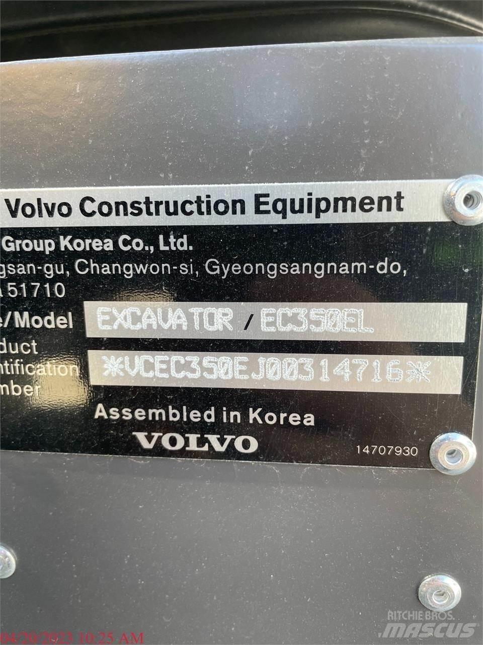Volvo EC350EL Excavatoare pe șenile
