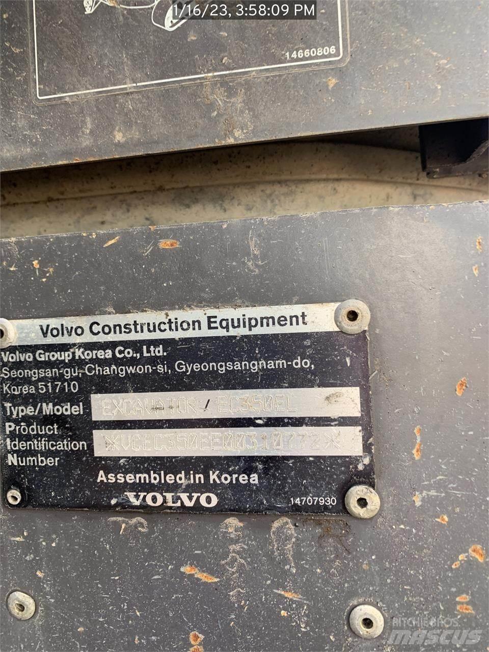 Volvo EC350EL Excavatoare pe șenile

