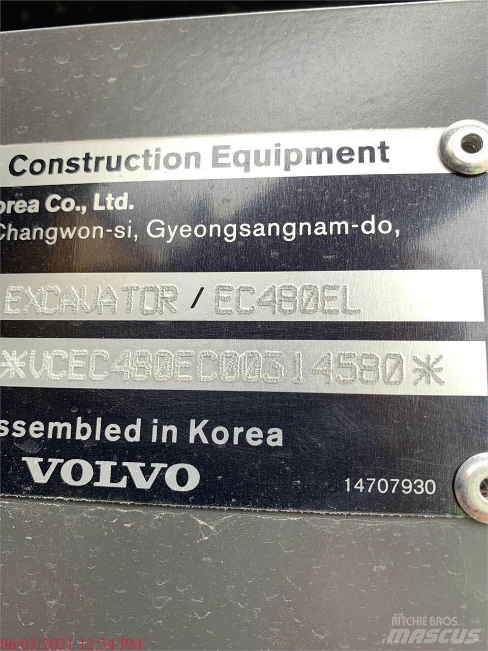 Volvo EC480EL Excavatoare pe șenile
