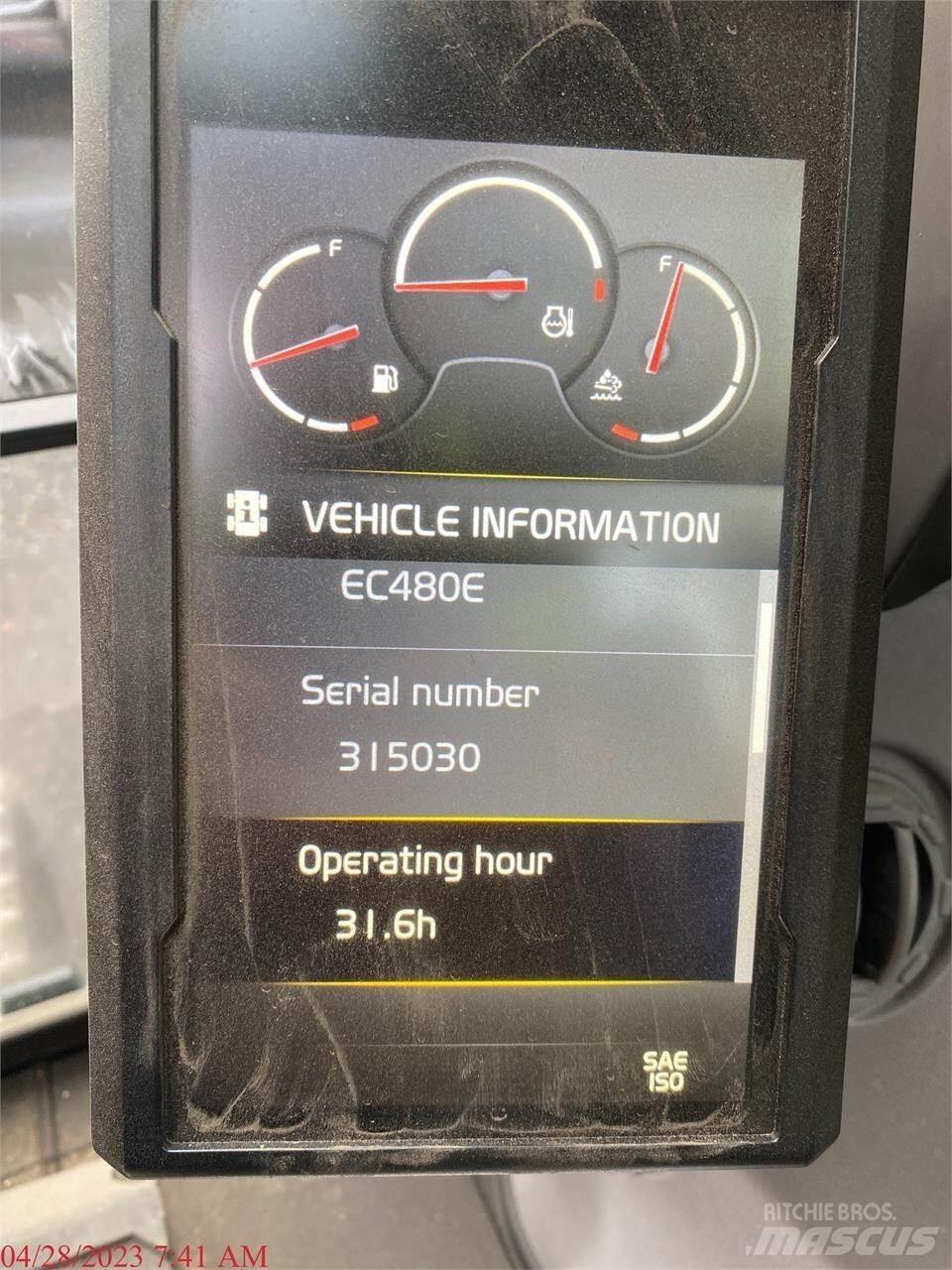 Volvo EC480EL Excavatoare pe șenile
