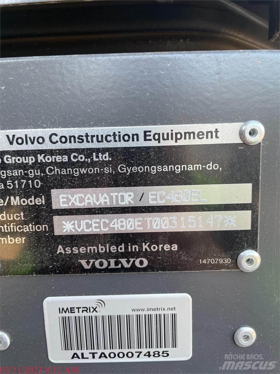 Volvo EC480EL Excavatoare pe șenile
