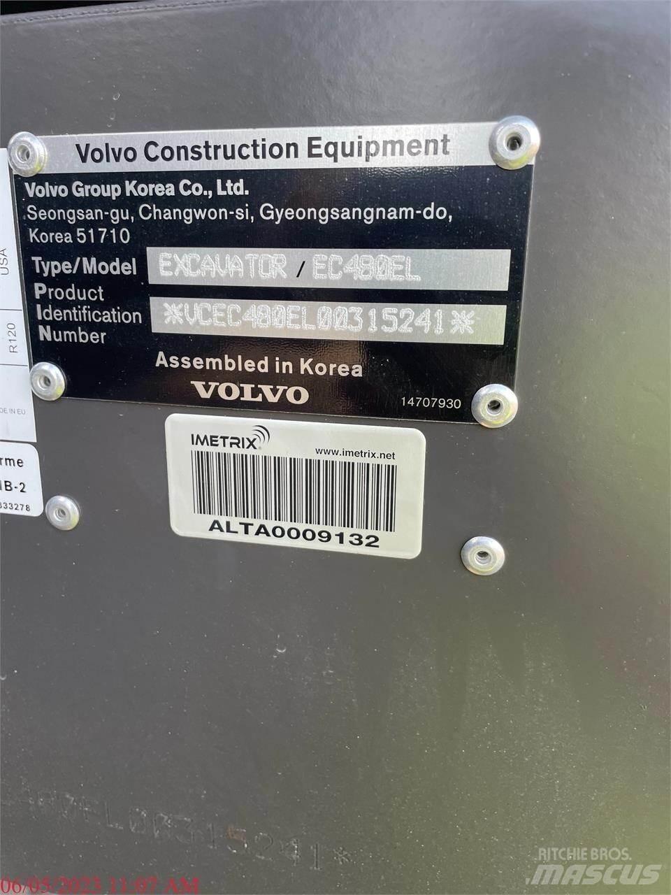 Volvo EC480EL Excavatoare pe șenile
