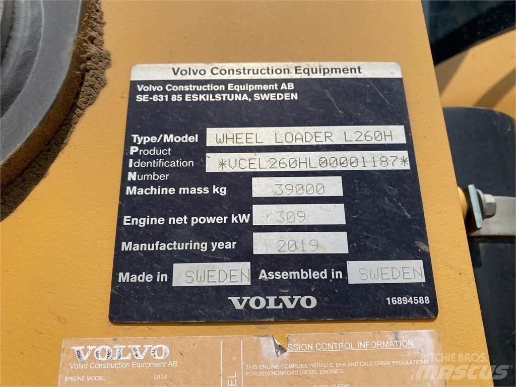 Volvo L260H Incarcator pe pneuri