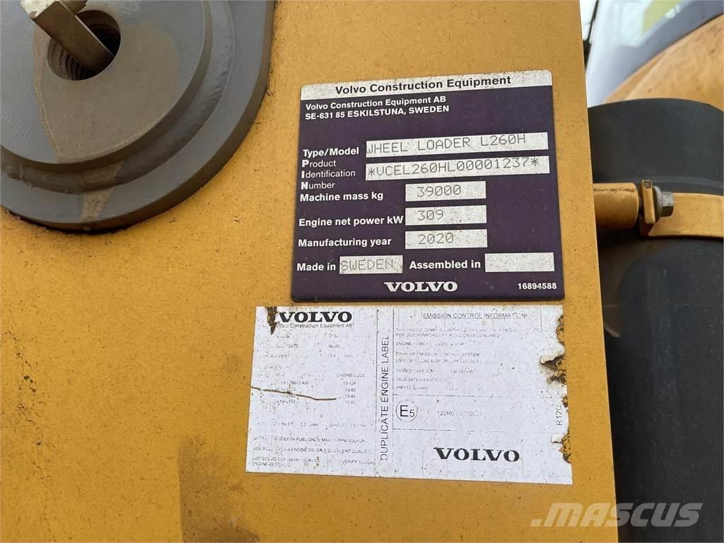 Volvo L260H Incarcator pe pneuri