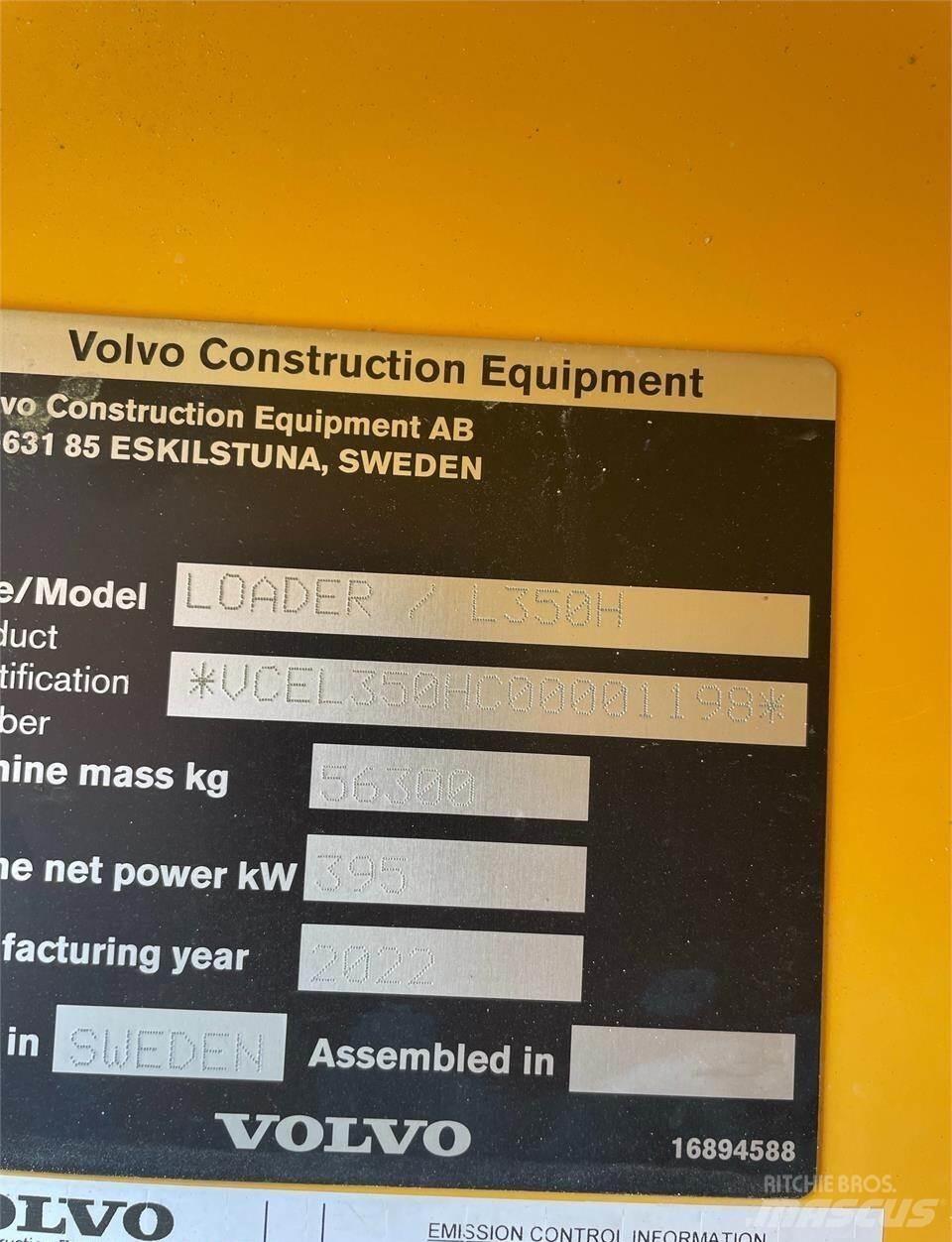 Volvo L350H Incarcator pe pneuri