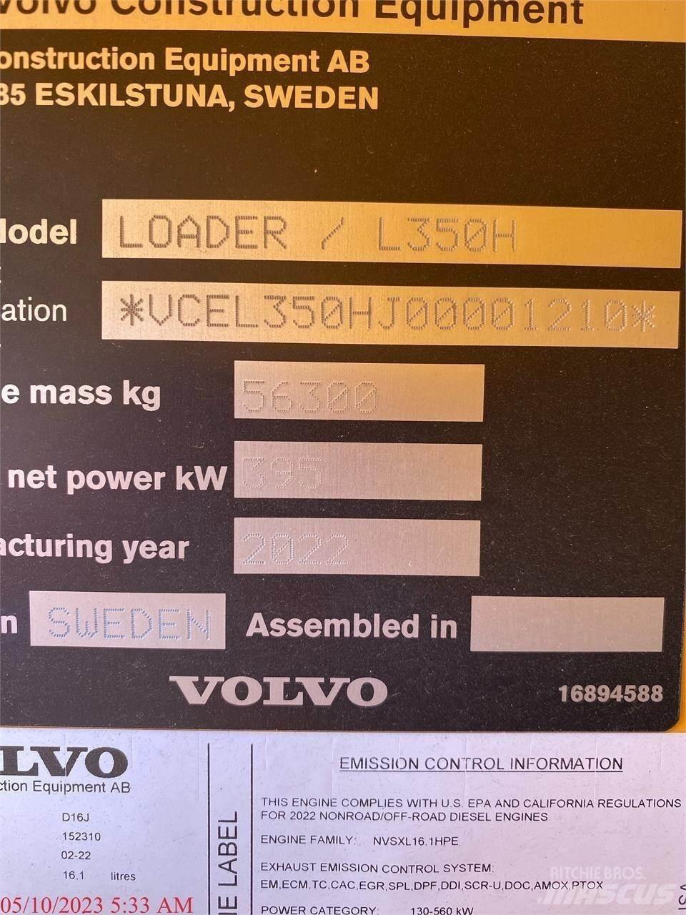 Volvo L350H Incarcator pe pneuri