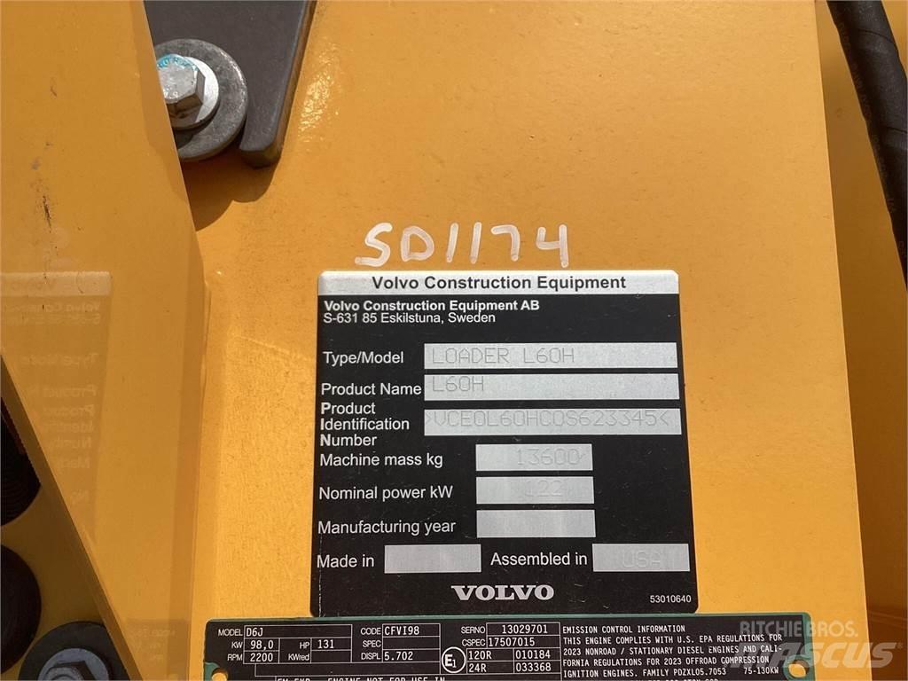 Volvo L60H Incarcator pe pneuri
