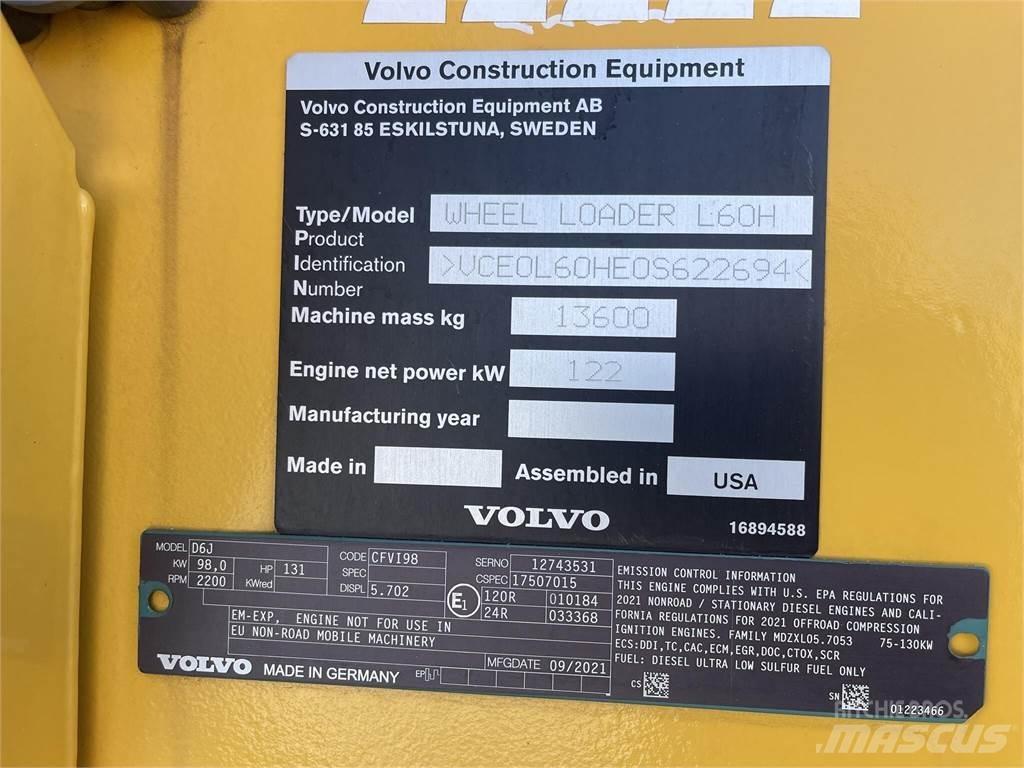 Volvo L60H Incarcator pe pneuri