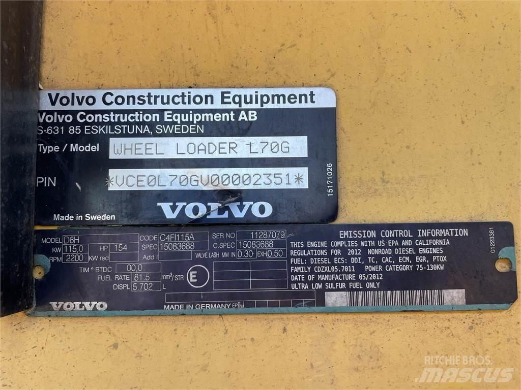 Volvo L70G Incarcator pe pneuri