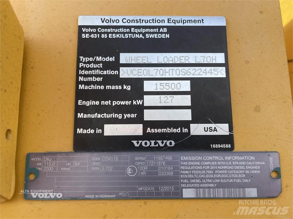Volvo L70H Incarcator pe pneuri