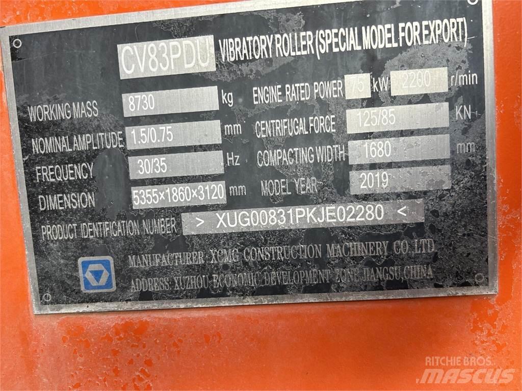 XCMG CV83PDU Cilindri compactori dubli