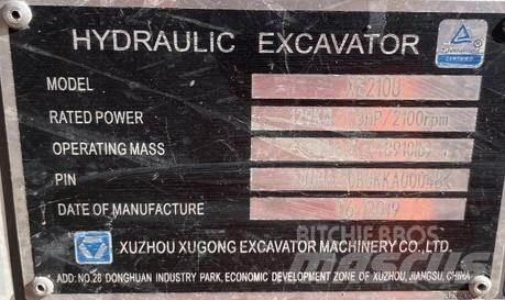 XCMG XE210U Excavatoare pe șenile
