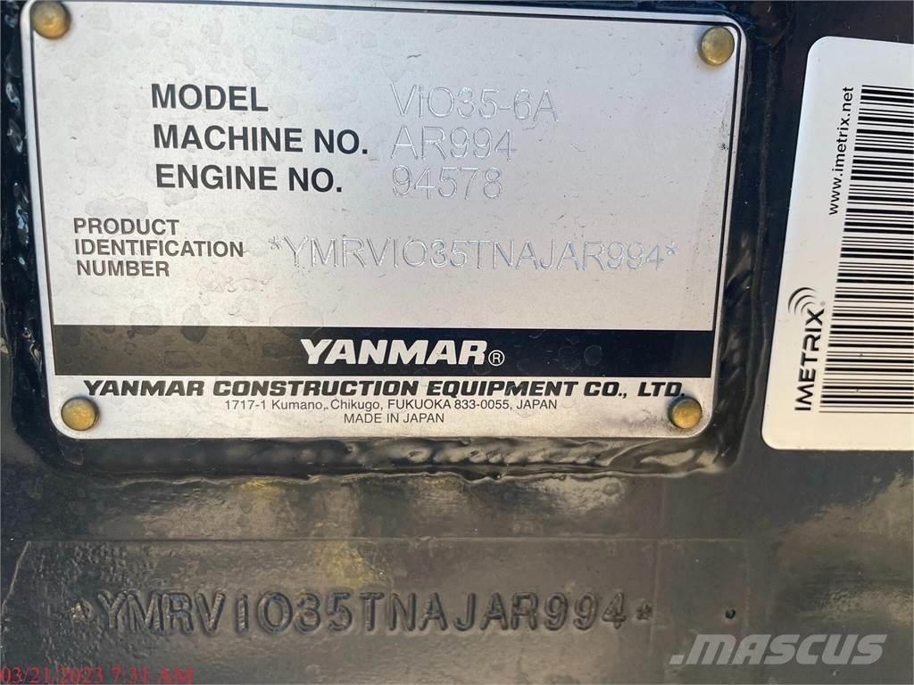 Yanmar VIO35-6A Mini excavatoare < 7t