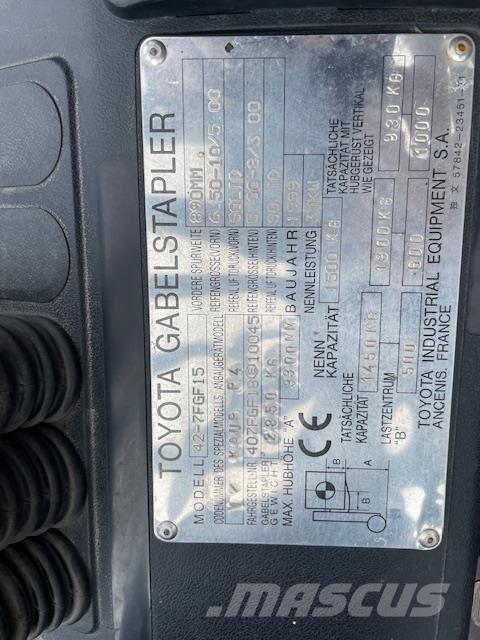 Toyota 42-7FGF15 Stivuitor GPL