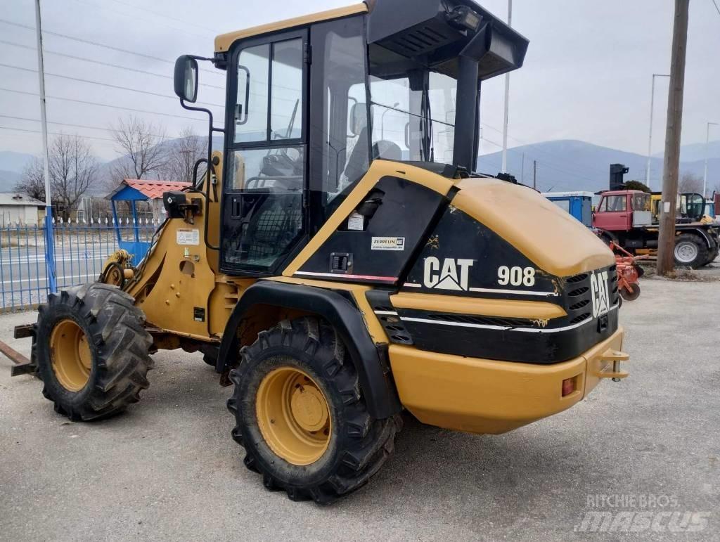 CAT 908 Incarcator pe pneuri