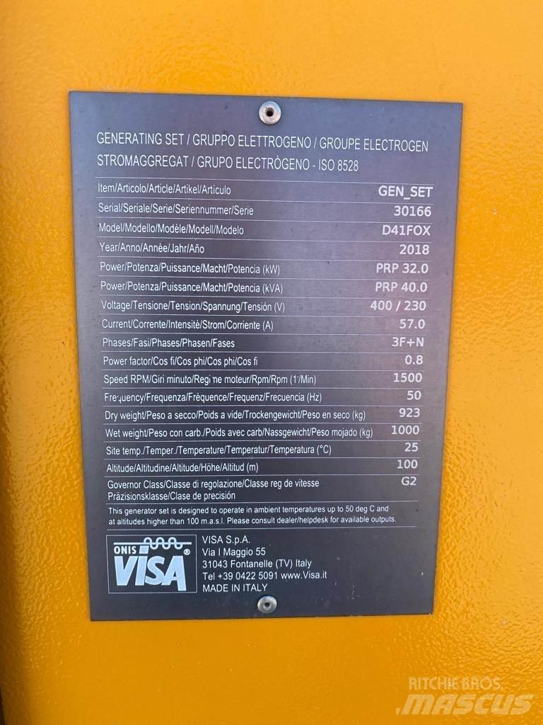  Generator D41FOX Alte generatoare