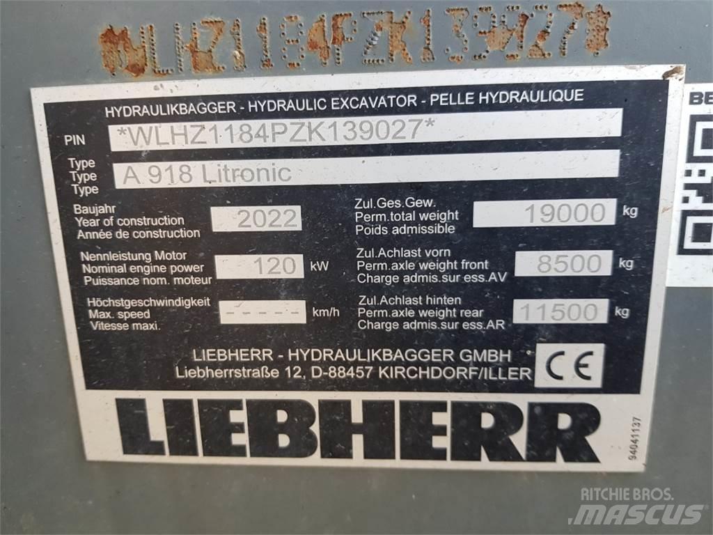 Liebherr A918 Excavatoare cu roti