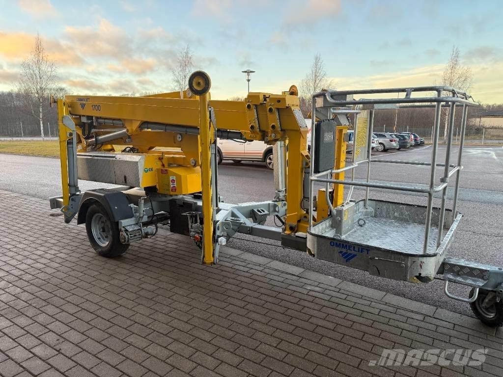 Omme 1700 EXB Platforme aeriene montate pe remorca
