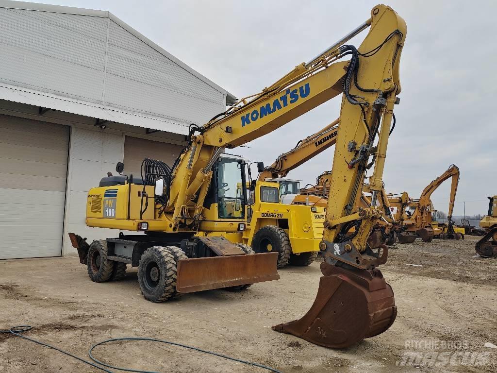 Komatsu PW 180-7EO Excavatoare cu roti