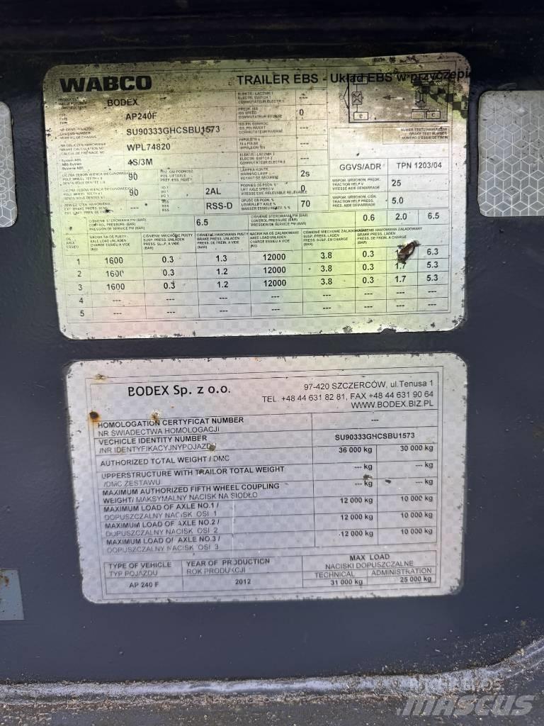 Bodex AP 240 F Remorci pentru lemn