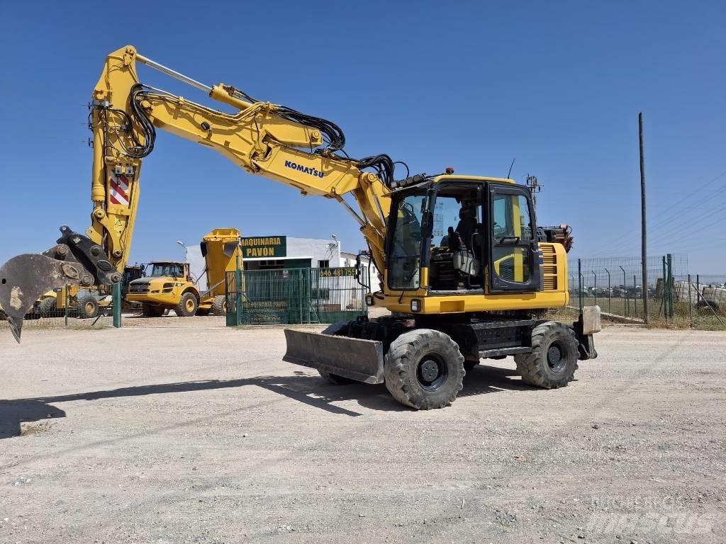 Komatsu PW 148-8 Excavatoare cu roti