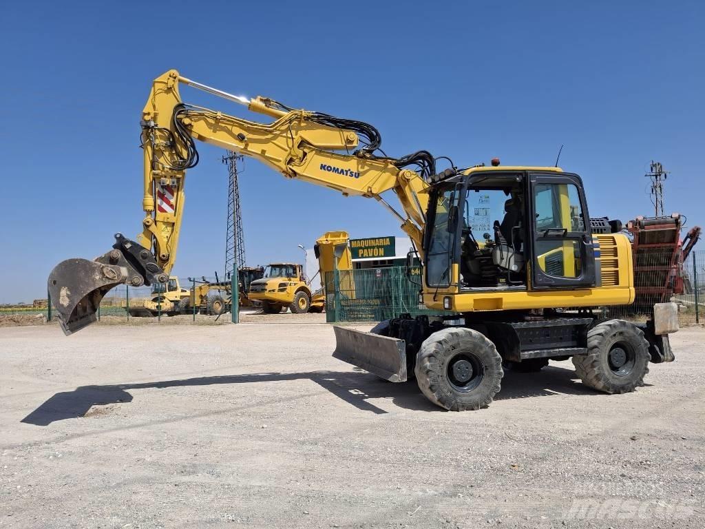 Komatsu PW 148-8 Excavatoare cu roti