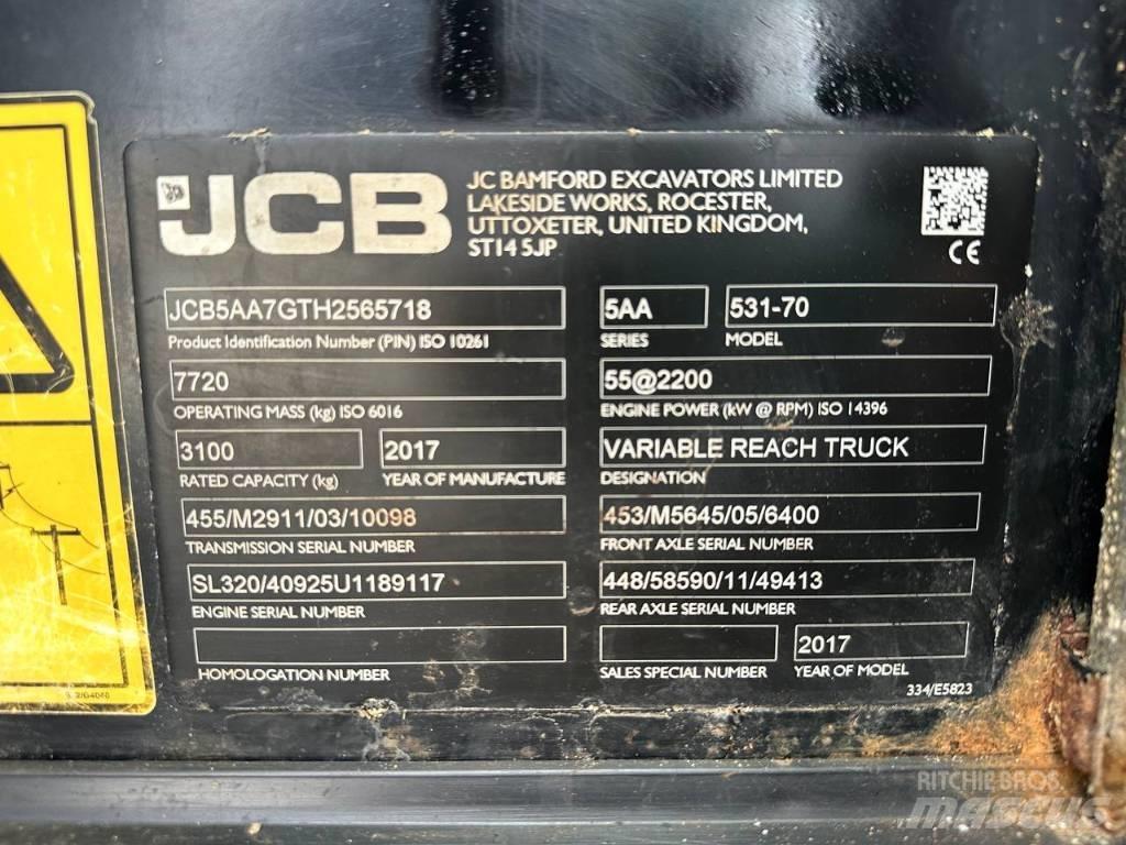 JCB 531-70 Stivuitoare telescopice