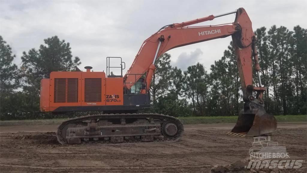 Hitachi ZX 670 Excavatoare pe șenile

